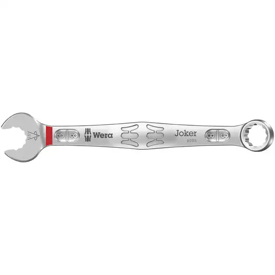 klucz płasko-oczkowy odgięty 3/8", Joker 6003, Wera [05020212001]