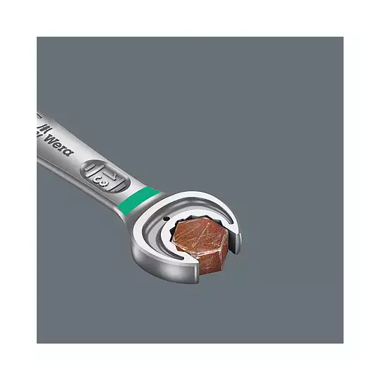klucz płasko-oczkowy odgięty z grzechotką i przełącznikiem kierunku pracy 5/16", Joker Switch 6001, Wera [05020075001]