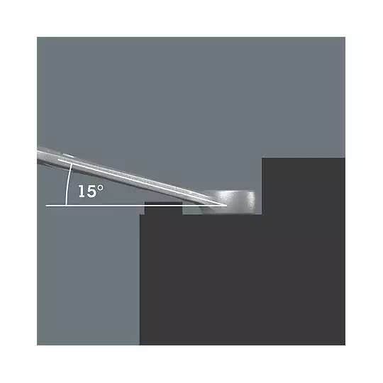 klucz płasko-oczkowy odgięty z grzechotką i przełącznikiem kierunku pracy 5/16", Joker Switch 6001, Wera [05020075001]