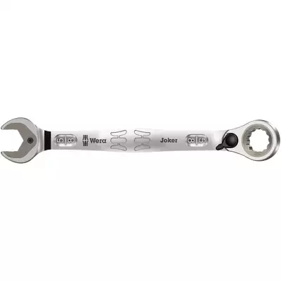 klucz płasko-oczkowy odgięty z grzechotką i przełącznikiem kierunku pracy 5/8", Joker Switch 6001, Wera [05020080001]