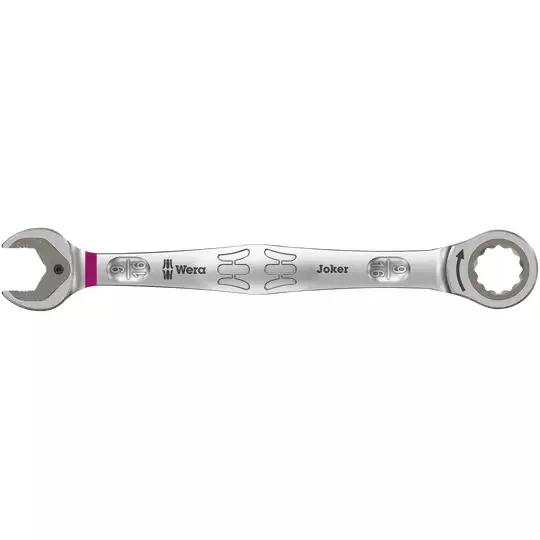 klucz płasko-oczkowy z grzechotką 9/16", Joker 6000, WERA [05073284001]