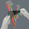 komplet 9 szt. kluczy trzpieniowych ze stali nierdzewnej do śrub Torx z funkcją przytrzymania, Multicolor Stainless Wera [05022689001]