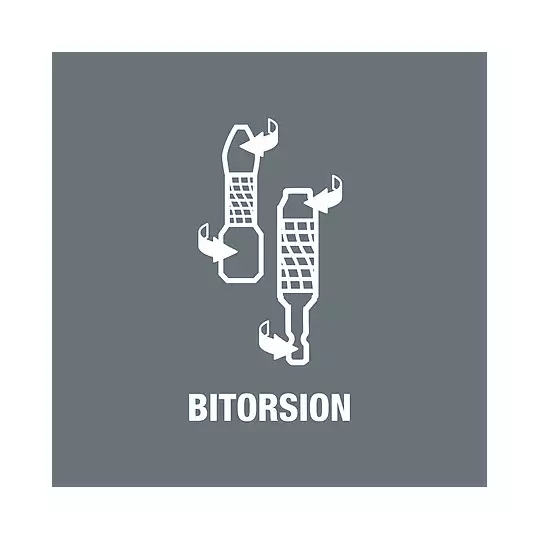 końcówka 1/4" BITORSION  z nasypem diamentowym, PZ3/25mm WERA [05056704001]