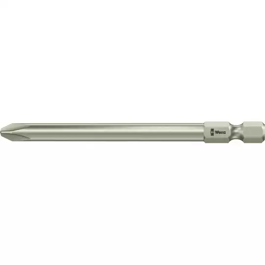 końcówka 1/4"  ze stali nierdzewnej do śrub z gniazdem Phillips, rozmiar PH2/89mm WERA [05071082001]