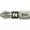 końcówka 1/4"  ze stali nierdzewnej do śrub z gniazdem Pozidriv, rozmiar PZ2/25mm WERA [05071021001]
