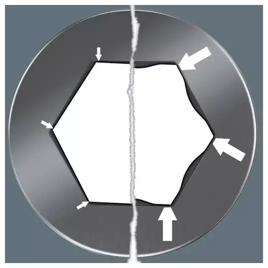 końcówka HEX 1/4" do śrub z gniazdem sześciokątnym, rozmiar 4mm, serii HEX-Plus, WERA [05056320001]