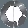 końcówka HEX 1/4" do śrub z gniazdem sześciokątnym, rozmiar 4mm, serii HEX-Plus, WERA [05056320001]