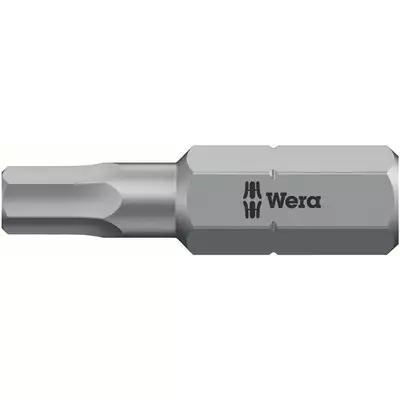 końcówka HEX 1/4" do śrub z gniazdem sześciokątnym, rozmiar 4mm, serii HEX-Plus, WERA [05056320001]