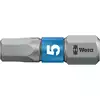 końcówka HEX 1/4" do śrub z gniazdem sześciokątnym, rozmiar 6mm, serii HEX-Plus, WERA [05056687001]