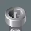 końcówka HEX z otworem 1/4" do śrub z gniazdem sześciokątnym, rozmiar 4mm, serii HEX-Plus, WERA [05056344001]