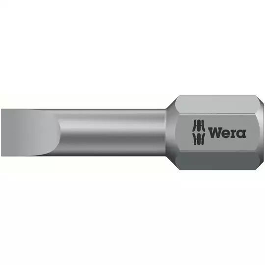 końcówka płaska 1/4" ze strefą skrętną, rozmiar 0,5x4,0x25mm, serii Torison, WERA [05056203001] 