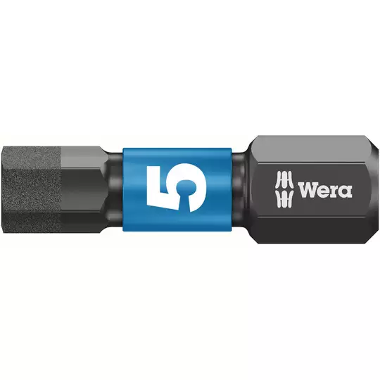 końcówka udarowa imbusowa 1/4" do śrub z gniazdem sześciokątnym, rozmiar HEX 3/25mm, serii 840/1 IMP DC Impaktor, WERA [05057603001]