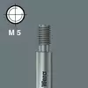 końcówka z gwintem M5 do wkrętów z gniazdem Pozidriv, rozmiar PZ2/33mm, Wera [05065125001]
