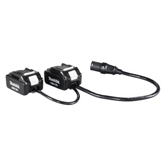 przenośna jednostka zasilająca / plecak zasilający na 4 akumulatory Li-Ion + 2 adaptery 18V i 2x18V, Makita PDC01 [191A59-5]