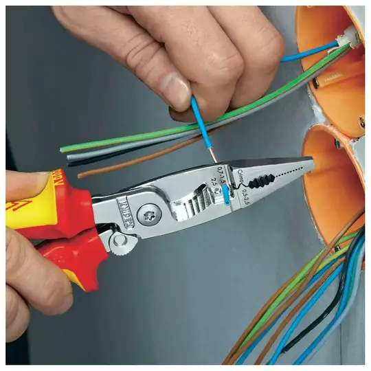 szczypce 6-cio funkcyjne dla instalatorów z blokadą [1396-200]