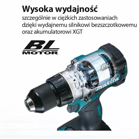 wiertarko-wkrętarka udarowa Makita HP001GM201 40V max XGT, Li-Ion, 2x4,0Ah