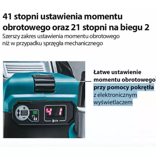 wiertarko-wkrętarka udarowa Makita HP001GM201 40V max XGT, Li-Ion, 2x4,0Ah