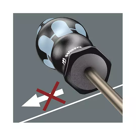 wkrętak ze stali nierdzewnej do śrub z gniazdem Torx, rozmiar TX9, Kraftform, Wera [05032051001]