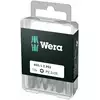zestaw 10szt. końcówek 1/4" do wkrętów z gniazdem Pozidriv, rozmiar PZ2/25mm, Wera [05072404001]