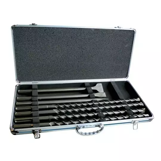 zestaw 7szt. dłut, szpicaków i wierteł SDS-max w walizce, Makita [D-42488]