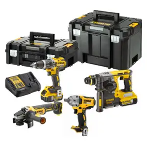 zestaw narzędzi akumulatorowych Combo Li-Ion 18V/3x5,0Ah, Dewalt [DCK428P3T-QW] DCD796 + DCF894 +  DCG405 + DCH273