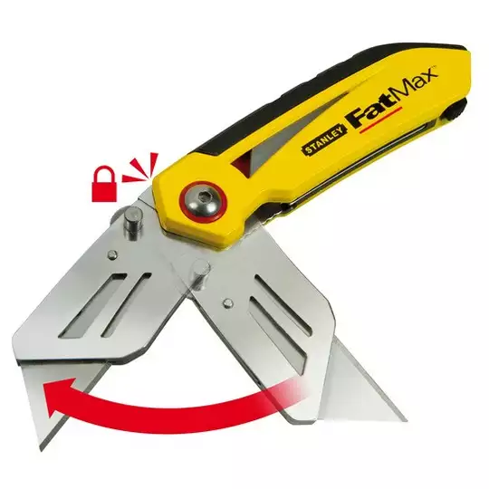 Nóż składany FatMax z ostrzem trapezowym 170 mm, Stanley [FMHT0-10827] 