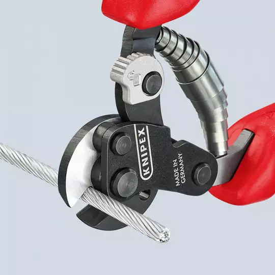 Nożyce o dużej wytrzymałości do lin stalowych 160mm KNIPEX [95 62 160]