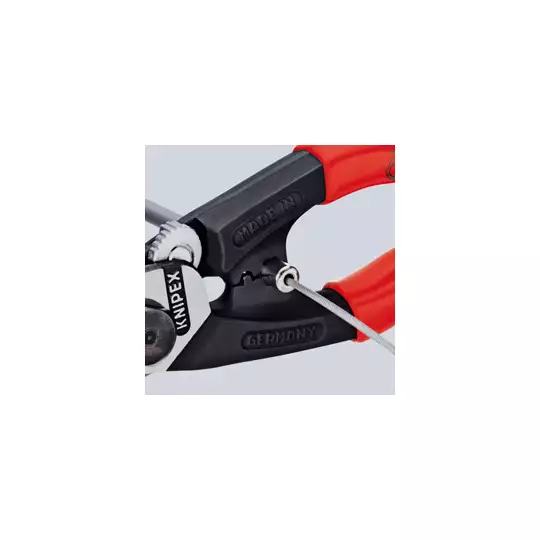 Nożyce o dużej wytrzymałości do lin stalowych 190mm KNIPEX [95 62 190]