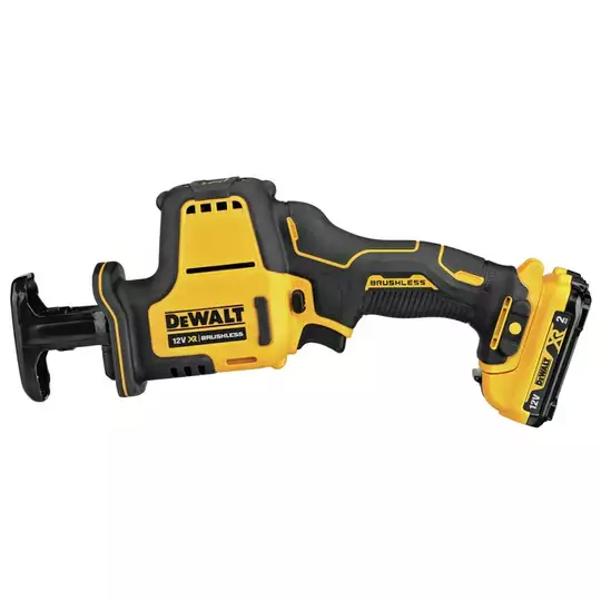 akumulatorowa, bezszczotkowa pilarka szablowa, 12 V Li-lon, 2 x 2,0Ah, DeWalt [DCS312D2-QW] 