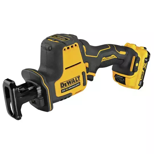 akumulatorowa, bezszczotkowa pilarka szablowa, 12 V Li-lon, 2 x 2,0Ah, DeWalt [DCS312D2-QW] 