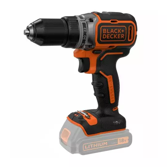 akumulatorowa, bezszczotkowa, wiertarko-wkrętarka 18V Li-Ion, Black+Decker [BL186N-XJ] 