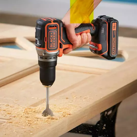 akumulatorowa, bezszczotkowa, wiertarko-wkrętarka 18V Li-Ion, Black+Decker [BL186N-XJ] 