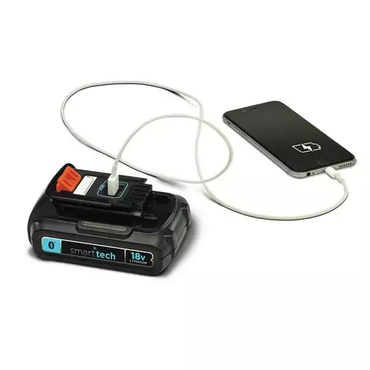 akumulatorowa dmuchawa do liści, 18V Li-Ion, 2,0Ah, Black+Decker [GWC1820PC-QW]