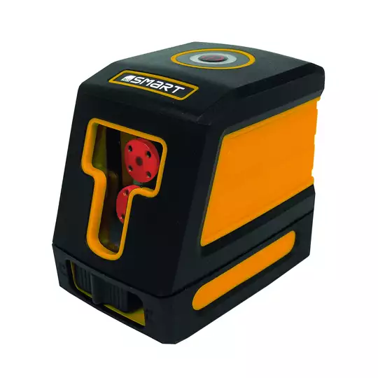 akumulatorowy, samopoziomujący laser 2-wiązkowy z wiązką czerwoną do 15m, CUBE SMART [SM-06-02015R]