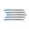 brzeszczoty do wyrzynarek 132mm do cięcia drewna i metalu, Progressor 5szt. DeWalt [DT2059-QZ] (1)