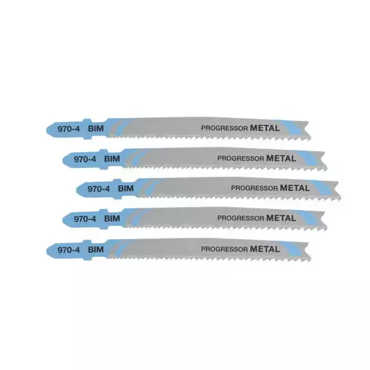 brzeszczoty do wyrzynarek 132mm do cięcia drewna i metalu, Progressor 5szt. DeWalt [DT2059-QZ] (1)