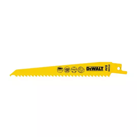komplet 5 szt. brzeszczotów bagnetowych do drewna 6z, 152mm, DeWALT [DT2359]