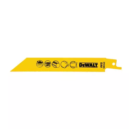 komplet 5 szt. brzeszczotów bagnetowych do metalu 23z, długość 152mm, DeWALT [DT2385]