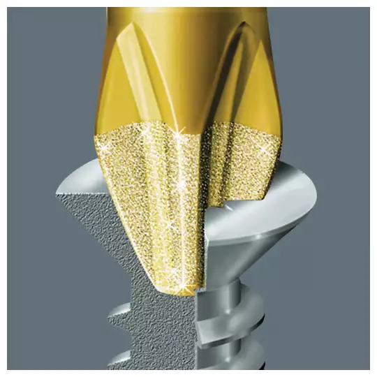 końcówka 1/4" BITORSION  z nasypem diamentowym, PH1/25mm WERA [05056400001]