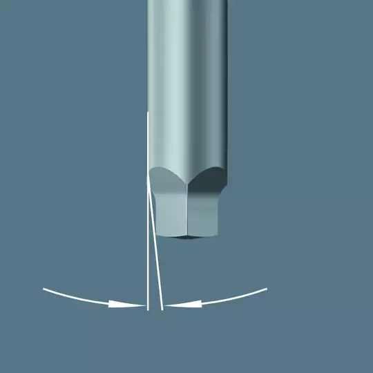 końcówka 1/4" Square-Plus do wkrętów z gniazdem czworokątnym, rozmiar #3/50mm, Wera [05060170001]