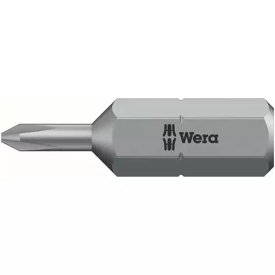 końcówka 1/4" do wkrętów z gniazdem Phillips, rozmiar PH0/25mm, wg JCIS, Wera [05135041001]