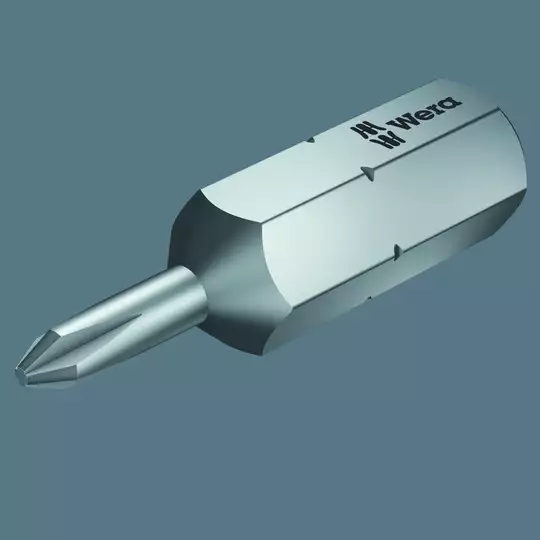 końcówka 1/4" do wkrętów z gniazdem Phillips, rozmiar PH0/25mm, wg JCIS, Wera [05135041001]