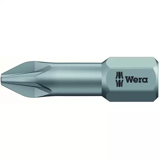 końcówka 1/4" do wkrętów z gniazdem Pozidriv, rozmiar PZ2/25mm, Wera [05056815001]