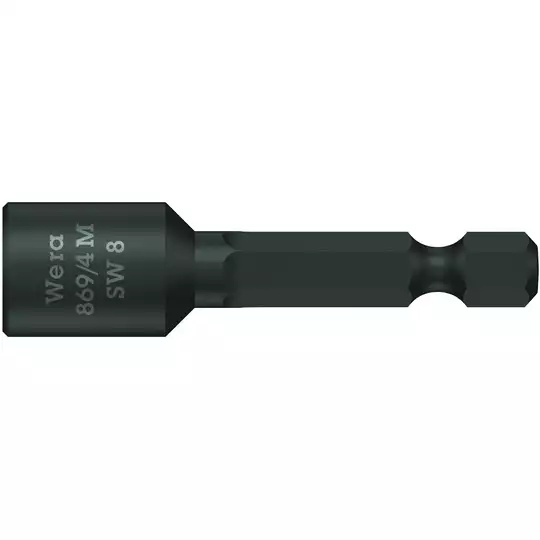 końcówka nasadowa z magnesem 1/4" do śrub 8/50mm, Wera [05073503001]