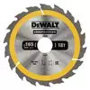 piła tarczowa do cięcia drewna 165/30/2,5mm, 18 zębów, CONSTRUCTION DeWALT [DT1936-QZ]