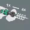 rękojeść z przekładnią planetarną i uchwytem Rapidator do grotów sześciokątnych 1/4", Kraftform, Wera [05057480001] 