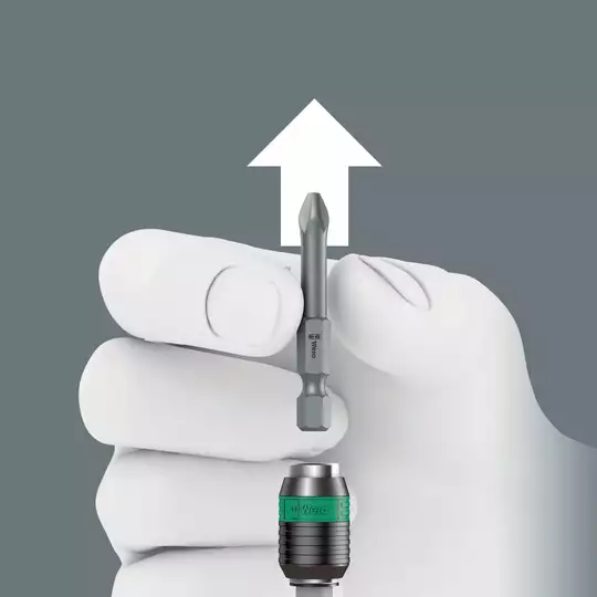 rękojeść z przekładnią planetarną i uchwytem Rapidator do grotów sześciokątnych 1/4", Kraftform, Wera [05057480001] 