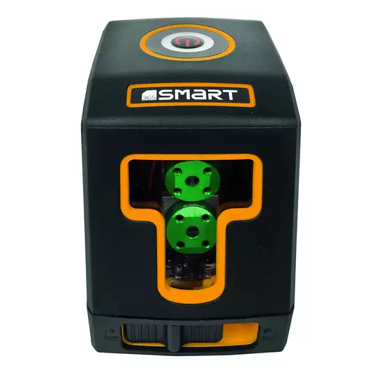 samopoziomujący laser krzyżowy 2-wiązkowy zielony, do 30m, CUBE SMART [SM-06-02030G]