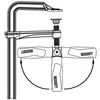 ścisk śrubowy stolarski stalowy 250 x 120 mm, BESSEY [GZ25KG]