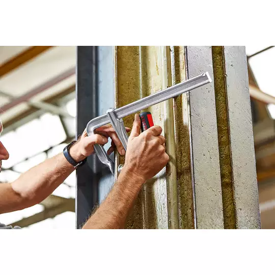 ścisk śrubowy stolarski stalowy 250 x 120 mm, BESSEY [GZ25KG]
